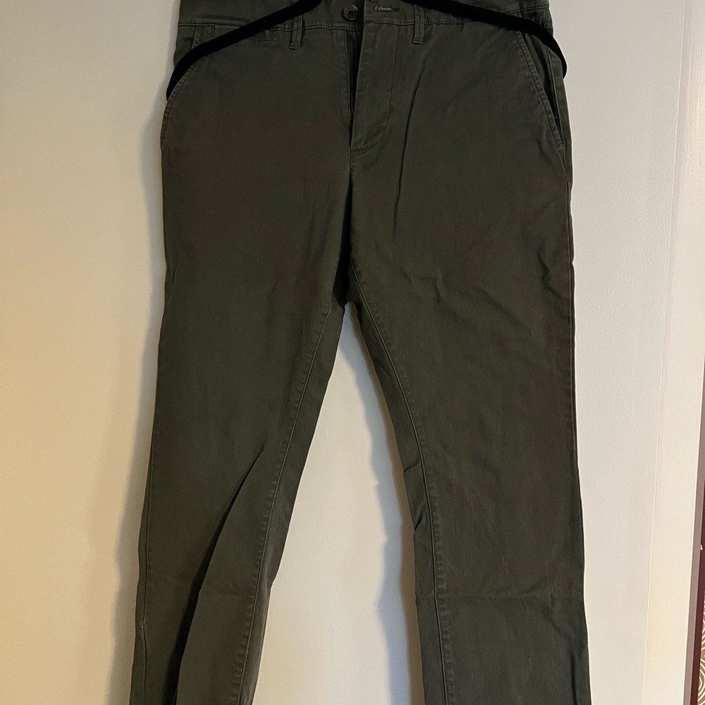 Goodfellow & Co Men's Dark Olive Chinos